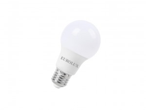 Лампа LED 7Вт Eurolux A60 с цоколем E27, белый свет   арт.76/2/12 - фото 1