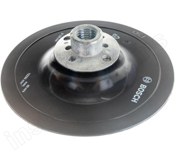 Опорная резиновая тарелка для фибро-кругов М14 Bosch d=125мм - фото 4