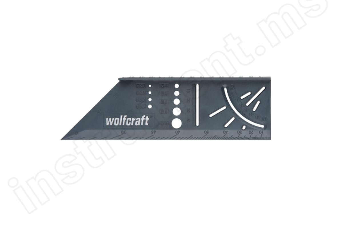 Угольник разметочный многофункциональный 3D"" Wolfcraft 5208000 - фото 2